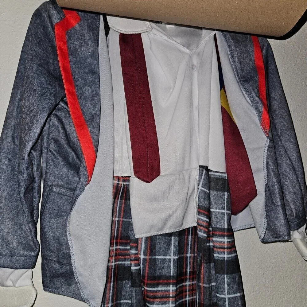 NEW Beetlejuice Astrid Halloween Costume Cosplay Girls Small 6 Dress Schoolgirl